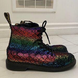 Dr Martens Pascaly Multicolour Boots Size US 7